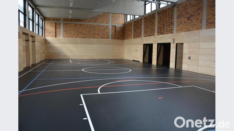 So sieht das Innere der runderneuerten Schulturnhalle aus. Bild: jr