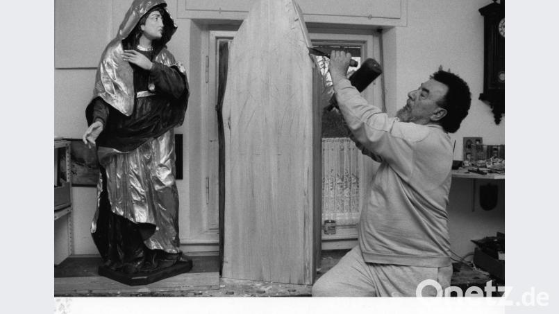 Wendelin Sperl bei der Arbeit. Bild: mh