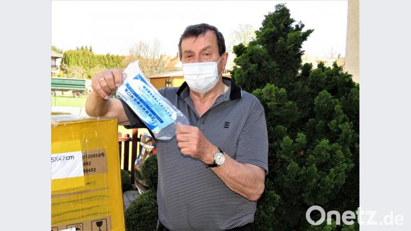Das sind die Schutzmasken, wie sie vor einigen Wochen noch in nahezu jedem Fachhandel erhältlich waren. Die Masken seien zertifiziert und für den medizinischen Zweck verwendbar, beteuert Franz Göhl. Bild: ubb