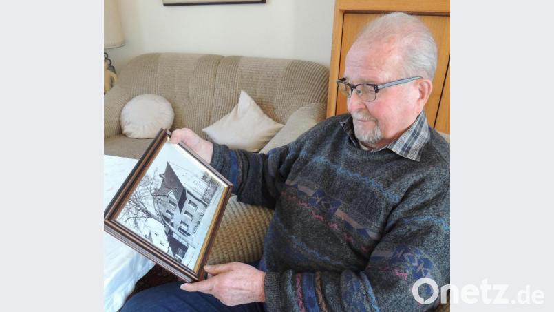 Engelbert Reiter erzählt vom Einmarsch der Amerikaner, den er als 16-Jähriger in Runkenreuth erlebte. Bild: mor