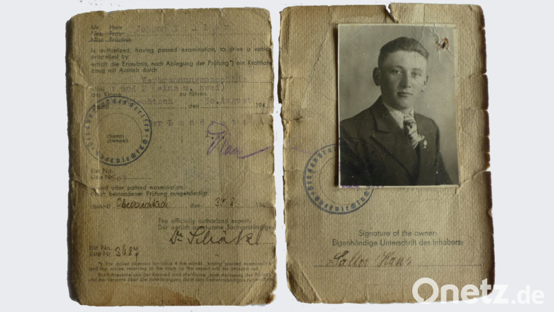Der alte Führerschein von Hans Saller. Bild: exb