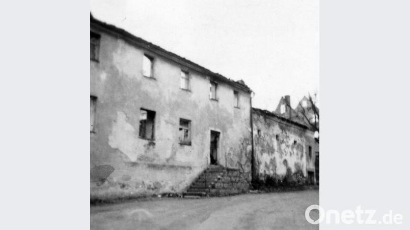 Ganze Häuserfronten waren zerstört. Repro: jr