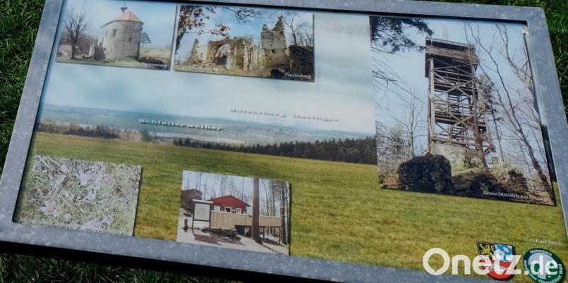 Bildtafeln erläutern auch Sehenswürdigkeiten im nahegelegenen Truppenübungsplatz Grafenwöhr Bild: do