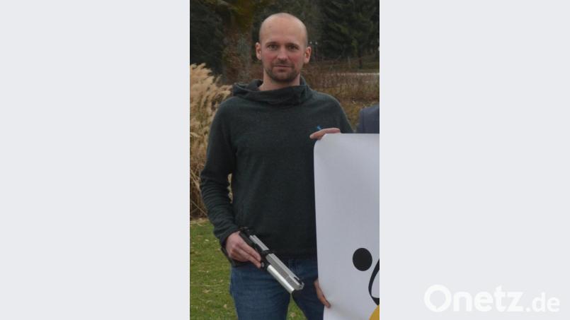 Pierre Jander bei der WM-Präsentation im März. Bild: Kunz