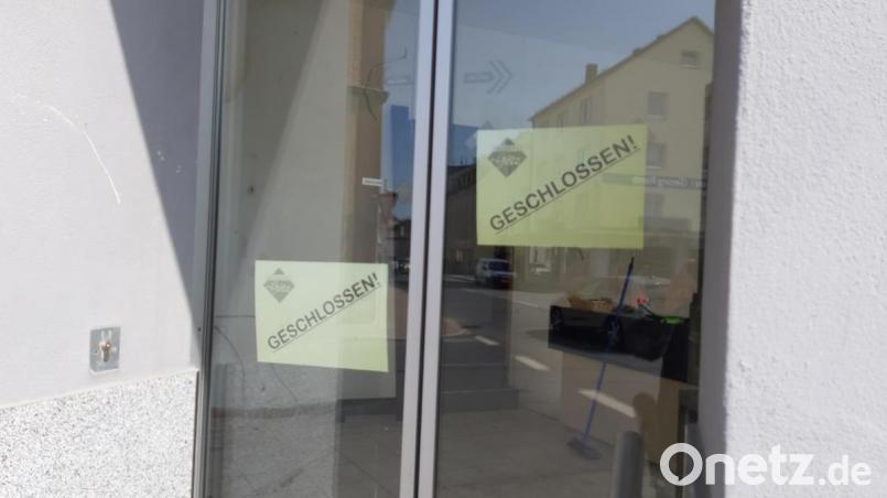 Die Filiale der Bäckerei Götz in der Frauenrichter Straße ist geschlossen. Bild: Kunz