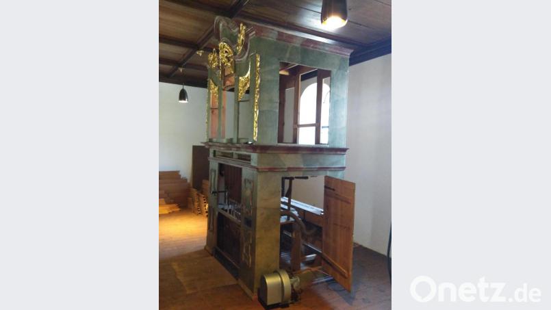 Die Orgel in der Tännesberger Wallfahrtskirche St. Jodok wird derzeit saniert. Bild: rfi