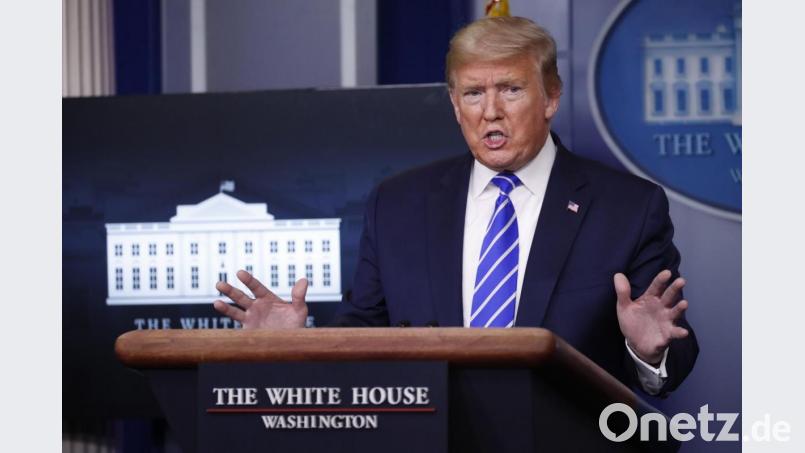 US-Präsident macht mit einer neuen, verrückten Idee von sich reden. Bild: Alex Brandon/AP/dpa