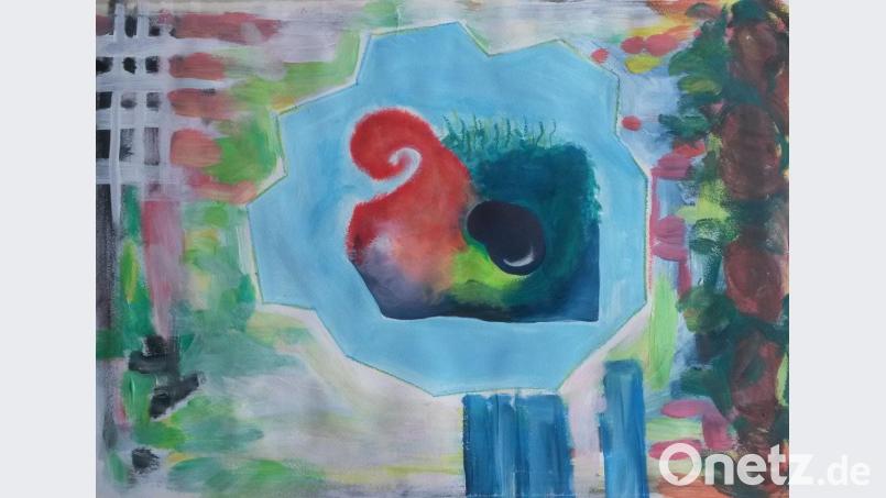 Dieses Bild ist das Ergebnis einer speziellen Methode, mit der die eigenen Ressourcen gesucht und gestärkt werden, um sich mit dem Bewusstsein der eigenen Kräfte den Herausforderungen, beispielsweise einer Krebsdiagnose, zu stellen. Bild: privat