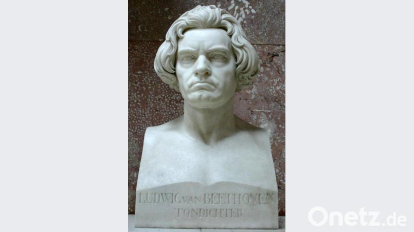 Beethoven in der Oberpfalz: Die Büste wurde 1866 unter Anwesenheit von Ludwig II.in den &quot;Ruhmestempel&quot; aufgenommen. Bild: Christian Horvath