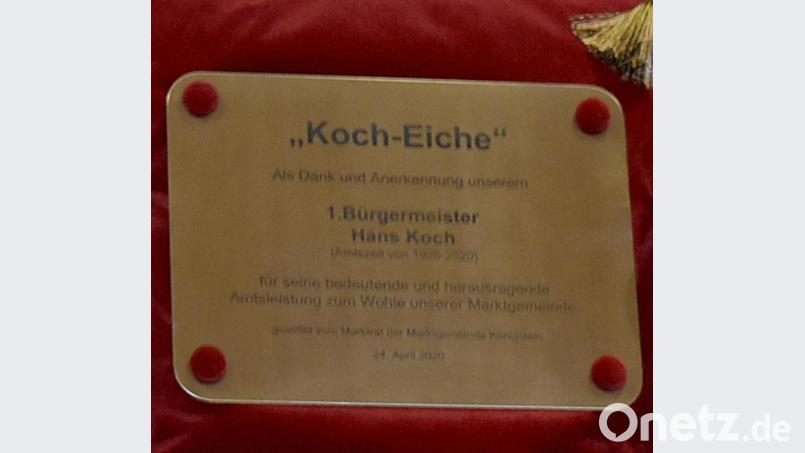 Tafel für die Eiche Bild: Karl Schwemmer
