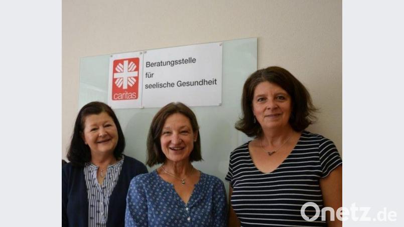 Von links: Gerlinde Zölch, Dipl.-Psychologin, Elke Pinkert, Dipl.-Sozialpädagogin, Andrea Schiffl, Verwaltungsangestellte Archivbild: szl