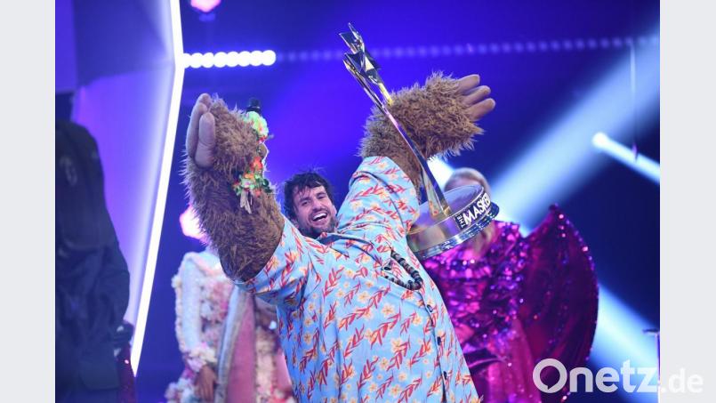 Sieger bei „The Masked Singer“: Schauspieler Tom Beck. Bild: Willi Weber/ProSieben/dpa