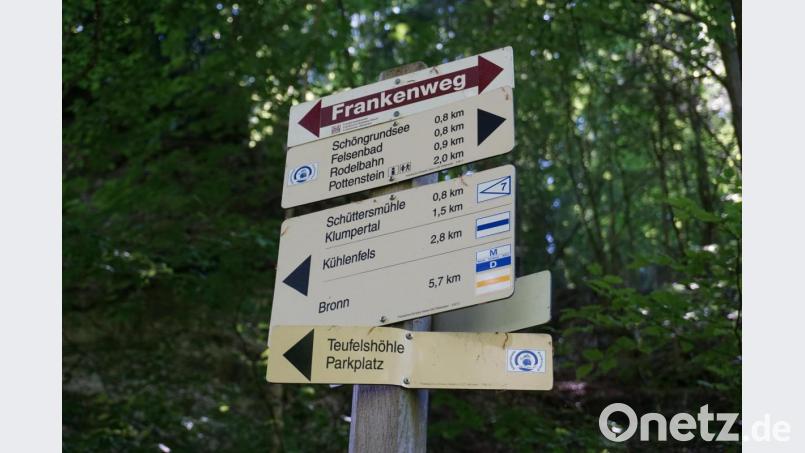 Wandern rund um Pottenstein in der Fränkischen Schweiz ist erlaubt - auch für Oberpfälzer. Aber ist das derzeit sinnvoll? Bild: jut