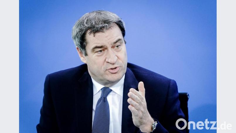 Die nächste Pressekonferenz: Ministerpräsident Markus Söder informiert am Dienstag, wie es in der Coronakrise weitergeht. Bild: Kay Nietfeld/dpa