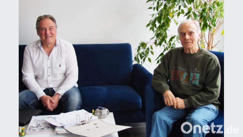 Die AfD-Stadtratsfraktion besteht aus (von links) Manfred Schiller und Karl Schmid. Bild: exb