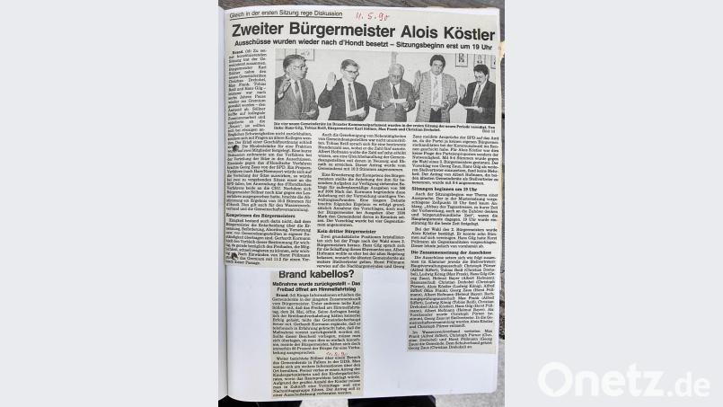 Vor genau 30 Jahren, am 11. Mai 1990, erschien der erste Bericht von Bertram Nold. Es hatten Kommunalwahlen stattgefunden und der Gemeinderat traf sich zur konstituierenden Sitzung. Bild: ld