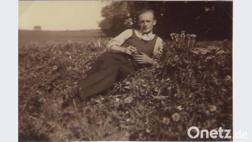 Der französische Kriegsgefangene Francois Denis war auf dem Bauernhof der Familie Käß in Haidenaab eingesetzt. Die Aufnahme aus dem Jahr 1945 im Besitz von Margareta Deubzer trägt im Original auf der Rückseite die Adresse des Kriegsgefangenen. Er war einige Jahre nach Kriegsende nochmal zurückgekehrt. Repro: hai
