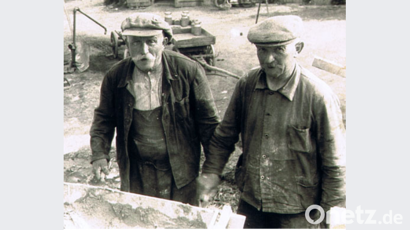 Fritz Biehler (links) und Hans Dehling (genannt Korl Hansel) arbeiteten mit ihren Firmen eng zusammen. Repro: no