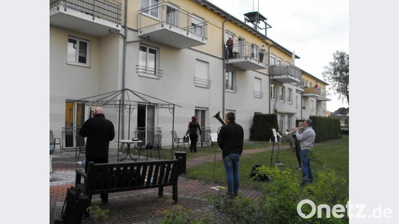 Der CVJM-Posaunenhor in Aktion. Bild: exb