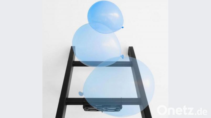 Ab Donnerstag, 21. Mai, außerdem zu sehen: die große Soloausstellung im Erdgeschoss des Designstudios Toer aus Eindhoven mit Arbeiten, die eigens für die Ausstellung „Catching Air“ im Luftmuseum entworfen wurden. Bild: Toer