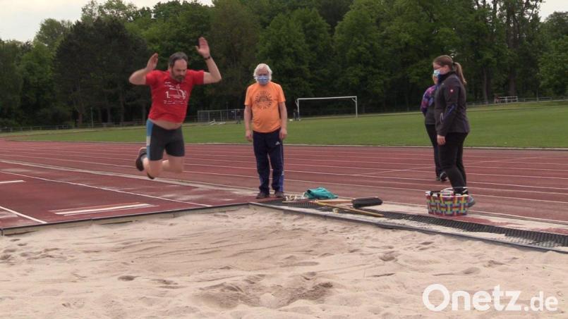 Sportabzeichen-Training beim TB. Bild: eku