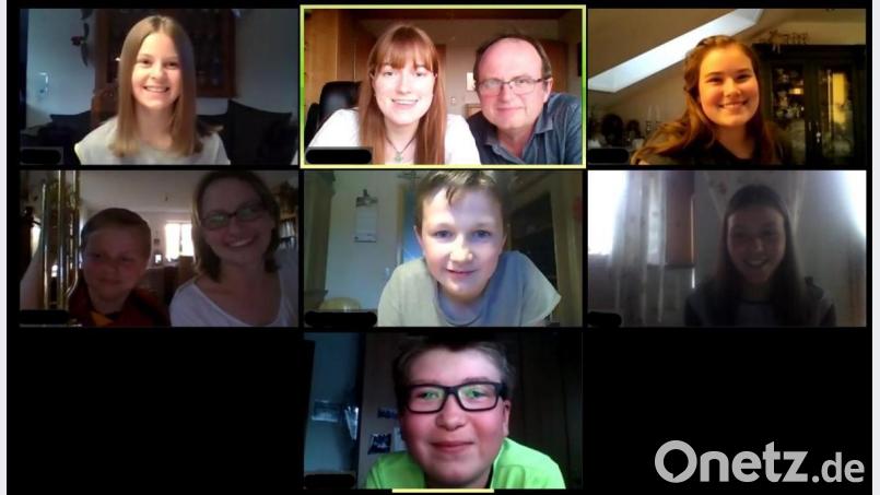 Schüler und Ausbilder treffen sich zum Proben online und können so auch in Zeiten der Pandemie gemeinsam die Stücke des Posaunenchors einüben. Bild: le