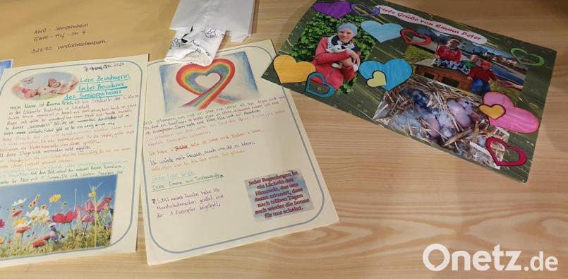 Emma Peters Brief ans Seniorenheim Bild: exb