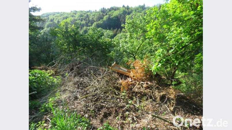 Auf diese größere Menge Unrat stieß die Polizei nach einem anonymen Hinweis. Bild: Polizei Sulzbach-Rosenberg