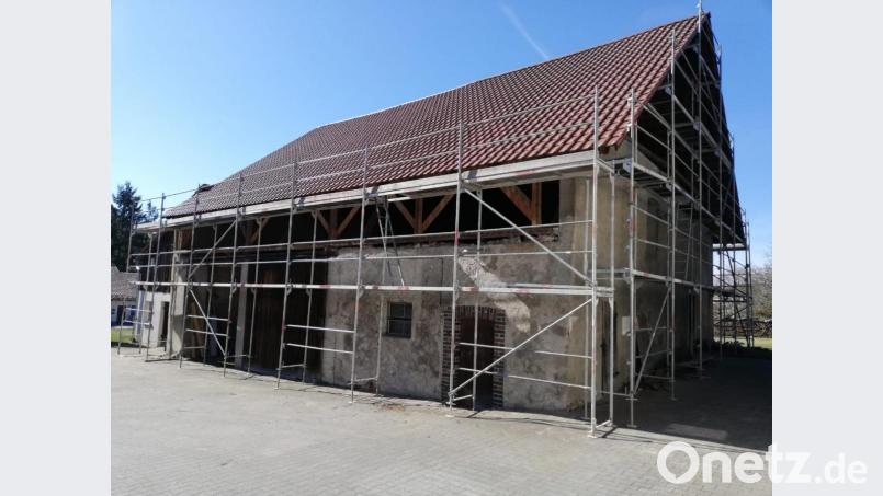 Der ehemalige Stall des Riesenweber-Anwesens: Hier soll die neue Backstube errichtet werden. Bild: gri