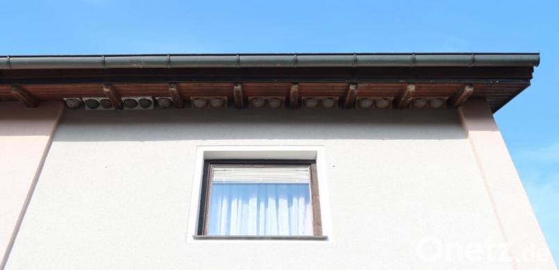 Die Nisthilfen der Schwalben wurden innerhalb weniger Tage belegt. Bild: rab