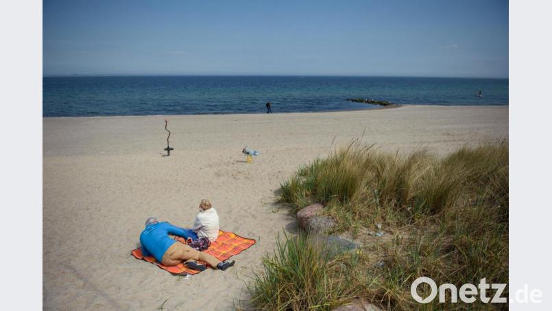 In Timmendorfer Strand in Schleswig-Holstein. Tourismus ist da ab 18. Mai wieder möglich. Bild: Gregor Fischer/dpa