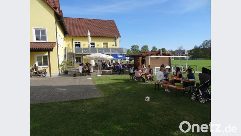 Der SV-Biergarten ist wieder geöffnet. Bild: ak