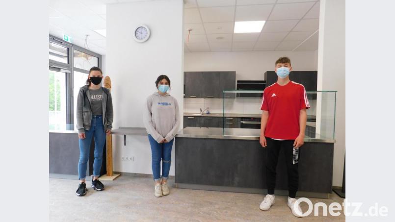In der neuen Mensa können sich die Schüler wohlfühlen. Bild: adj