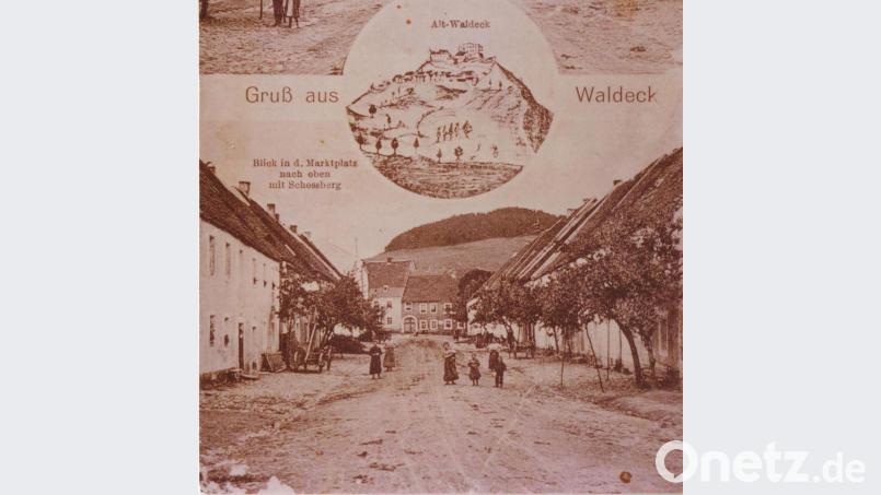 Waldeck mit Schloßberg vor dem Ersten Weltkrieg. Bild: hl