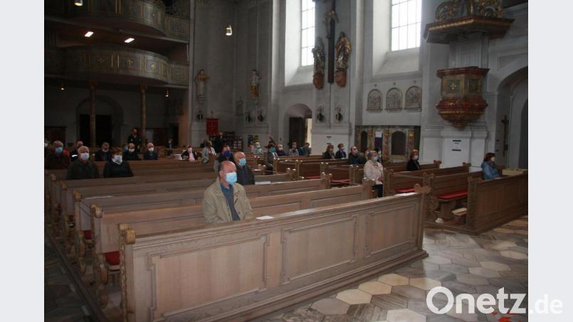 Das Rita-Fest wird normalerweise von vielen Gläubigen besucht. Wegen Corona mussten aber viele Plätze leer bleiben. Bild: wro