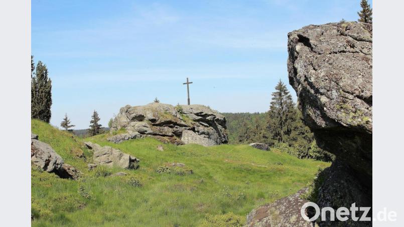 Der Burgstall Wildstein ist der höchste Punkt in der Gemeinde Teunz und als Ziel für einen Tagesausflug bestens geeignet. Bild: akp