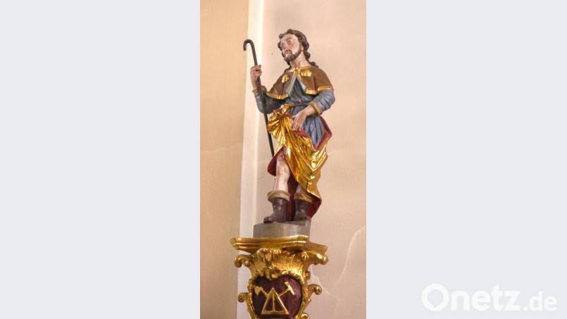 Die Figur des Hl. Rochus Bild: fvo