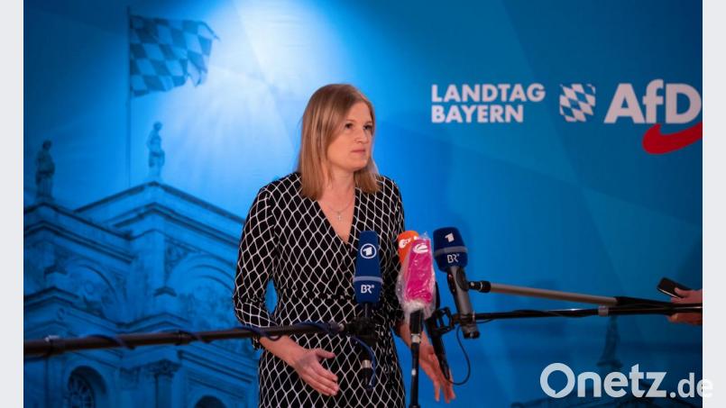 Katrin Ebner-Steiner, Vorsitzende der AfD-Fraktion im bayerischen Landtag. Bild: Sven Hoppe/dpa