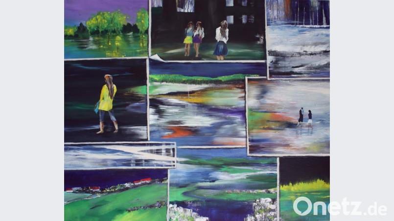 "Allein, zu zweit, auf Abstand" von Gerda Moser Bild: ubb