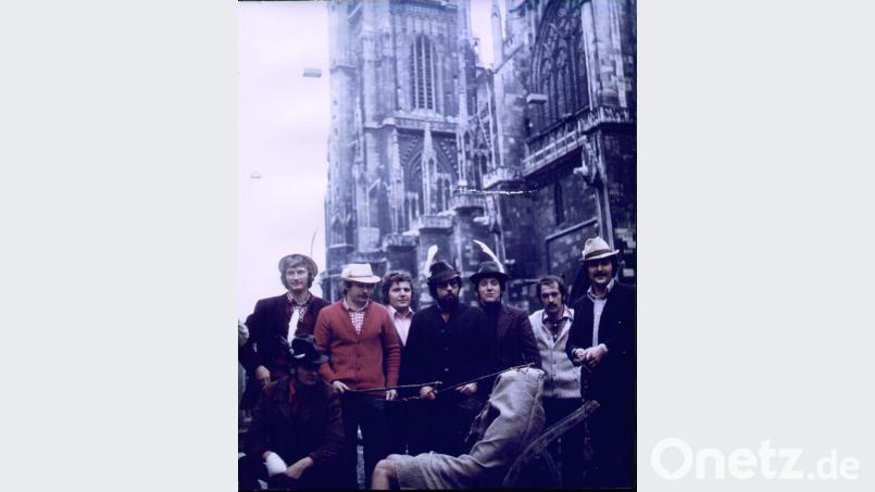 Die Pfingstschwanzfahrer 1975 in Regensburg. Bild: fvo