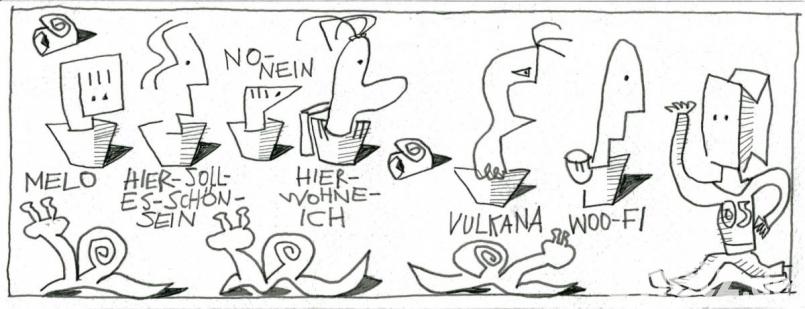 Der Weidener Künstler Wolfgang Herzer zeigt seine Comics über die „Lückenknüllerkids“ auf Youtube. Bild: Wolfgang Herzer