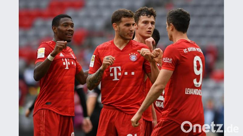 Der FC Bayern München liegt auf Meisterschaftskurs. Bild: Christof Stache/dpa