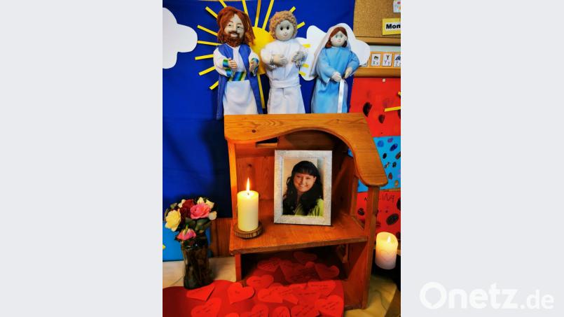 Das Team, die Eltern und die Kinder vom Eslarner Kindergarten trauern um ihre verstorbene Erzieherin Martina Müller. Bild: gz