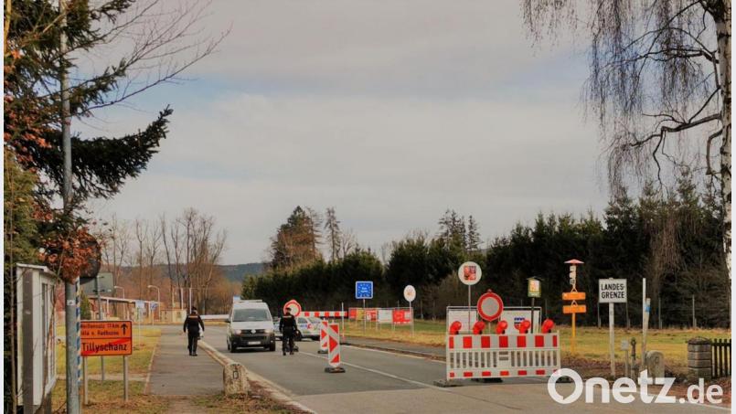 Die Grenze am Eslarner Ortsteil Tillyschanz. Bild: gz
