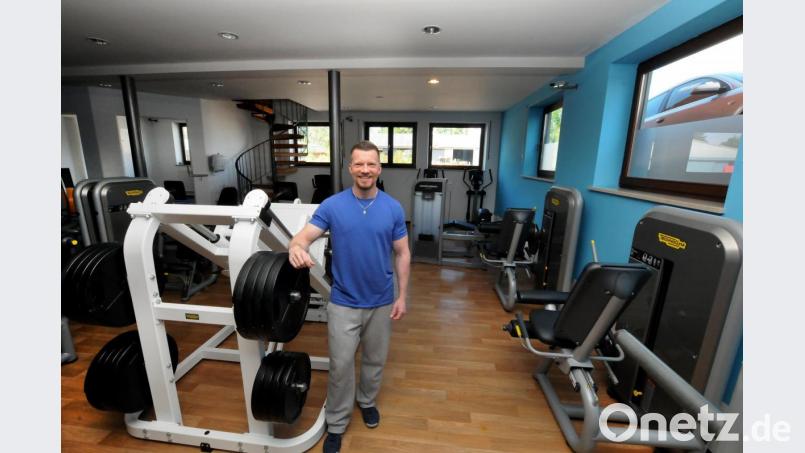 Andreas Beckenlechner freut sich, dass er am kommenden Montag, 8. Juni, endlich sein Fitnessstudio wieder öffnen darf. &quot;Dann begrüße ich meine Mitglieder mit einem breiten Grinsen im Gesicht.&quot; Bild: Stephan Huber