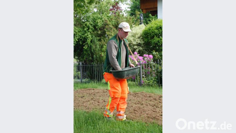 ...säen... Bild: Vogl, Christa