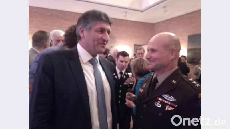 Bürgermeister Edgar Knobloch und Lieutenant General Christopher Cavoli auf der Münchener Sicherheitskonferenz 2019. Archivbild: exb