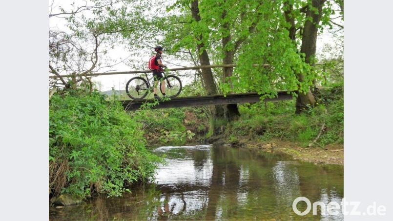 Auf kleinen Stegen geht es über die Pegnitz. Bild: Robert Stammler