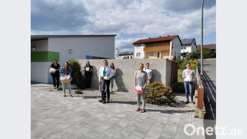 Anstelle des ausgefallenen Einweihungsfestes organisiert der Elternbeirat des Kinderhauses ein Gewinnspiel für die Kinder. Bild: sei