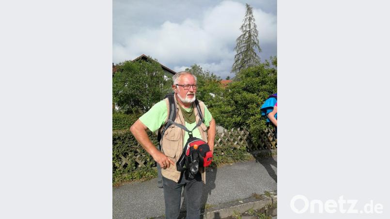 Richard Becher auf dem Weg nach Altötting. Bild: soj